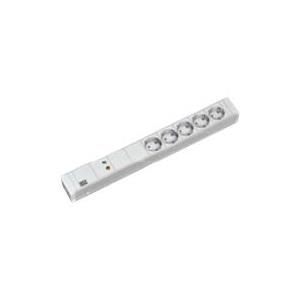Bachmann - Verlängerungsschnur (Rack - einbaufähig) - Ausgangsanschlüsse: 5 (CEE 7/4) - 1U - 48.3 cm (19) - 2 m - Deutschland von Bachmann