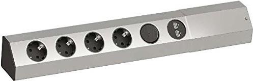 Bachmann Wall / corner multiple-socket outlet - Verlängerungsschnur - Ausgangsanschlüsse: 4 - 2 m - Schwarz, rostfreier Edelstahl Bachmann Wall / corner multiple-socket outlet - Verlängerungsschnur - Ausgangsanschlüsse: 4 - 2 m - Schwarz, rostfreier Edelstahl von Bachmann