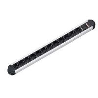 Tecline Steckdosenleiste, 12-fach ohne Schalter 16A/3600W, Anschlussleitung: 1,75m (H05VV-F 3G1,5mm²) (331.012) von Bachmann
