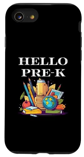Hülle für iPhone SE (2020) / 7 / 8 Hello Pre-K Back To School Schüler Lehrer Lustig von Back To School Design Student Teacher Apparel