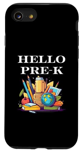 Hülle für iPhone SE (2020) / 7 / 8 Hello Pre-K Zurück zur Schule Vorschule Student Lehrer von Back To School Design Student Teacher Apparel
