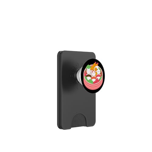Kawaii Bento Favorite Japanisches Essen Sashimi Kunst auf der Rückseite PopSockets PopWallet für MagSafe von Back To School for Middle School Birthday Bro Dude