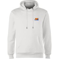 Back To The Future 35 Hill Valley Front Hoodie - White - S von Back To The Future