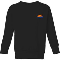 Back To The Future 35 Hill Valley Front Kids' Sweatshirt - Black - 11-12 Jahre von Back To The Future