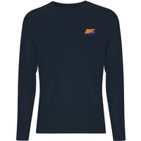 Back To The Future 35 Hill Valley Front Men's Long Sleeve T-Shirt - Navy - S von Back To The Future
