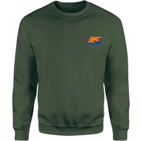 Back To The Future 35 Hill Valley Front Sweatshirt - Green - L Back To The Future 35 Hill Valley Front Sweatshirt - Green - L von Original Hero