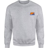 Back To The Future 35 Hill Valley Front Sweatshirt - Grey - M von Original Hero