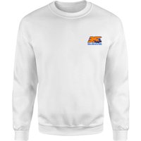 Back To The Future 35 Hill Valley Front Sweatshirt - White - XXL von Back To The Future