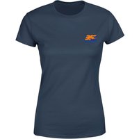 Back To The Future 35 Hill Valley Front Women's T-Shirt - Navy - M von Original Hero