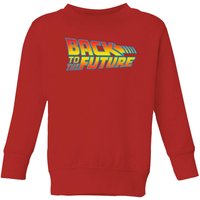 Back To The Future Classic Logo Kids' Sweatshirt - Red - 9-10 Jahre Back To The Future Classic Logo Kids' Sweatshirt - Red - 9-10 Jahre von Original Hero