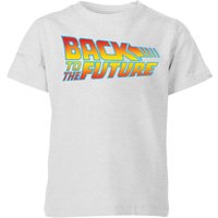 Back To The Future Classic Logo Kids' T-Shirt - Grey - 11-12 Jahre von Back To The Future
