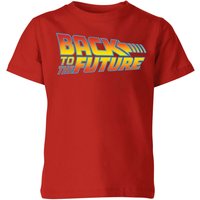 Back To The Future Classic Logo Kids' T-Shirt - Red - 11-12 Jahre von Back To The Future