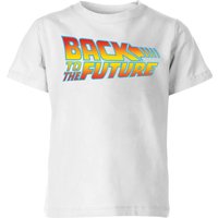 Back To The Future Classic Logo Kids' T-Shirt - White - 9-10 Jahre von Back To The Future