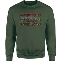 Back To The Future Destination Clock Sweatshirt - Green - XXL Back To The Future Destination Clock Sweatshirt - Green - XXL von Original Hero