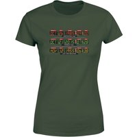 Back To The Future Destination Clock Women's T-Shirt - Green - S von Back To The Future
