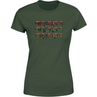 Back To The Future Destination Clock Women's T-Shirt - Green - S von Original Hero