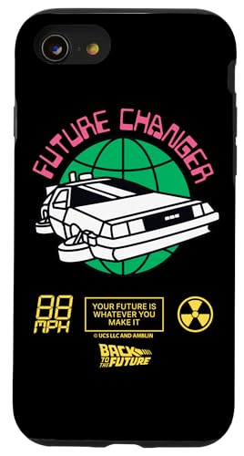 Back To The Future Globe Future Changer Time Machine Retro Hülle für iPhone SE (2020) / 7 / 8 von Back To The Future