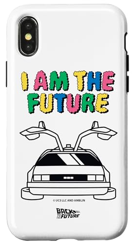 Back To The Future I Am The Future Retro Time Machine Hülle für iPhone X/XS Back To The Future I Am The Future Retro Time Machine Hülle für iPhone X/XS von Back To The Future