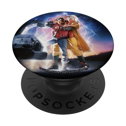 Back To The Future Time Travel Movie Poster PopSockets mit austauschbarem PopGrip von Back To The Future