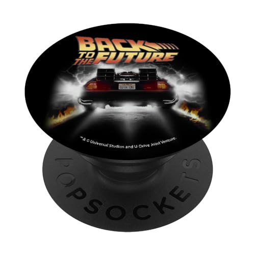 Back To The Future Vintage Delorean Peel Out PopSockets mit austauschbarem PopGrip von Back To The Future