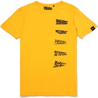 Global Legacy Zurück in die Zukunft Delorean T-Shirt - Gelb - L von Back to the Future