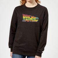 Zurück In Die Zukunft Classic Logo Damen Pullover - Schwarz - XS von Back to the Future