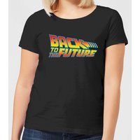 Zurück In Die Zukunft Classic Logo Damen T-Shirt - Schwarz - 3XL von Back to the Future