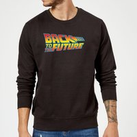 Zurück In Die Zukunft Classic Logo Pullover - Schwarz - L von Back to the Future