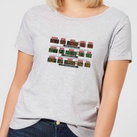 Zurück In Die Zukunft Destination Clock Damen T-Shirt - Grau - M von Back to the Future