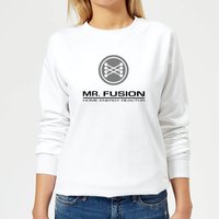 Zurück In Die Zukunft Mr Fusion Damen Pullover - Weiß - S von Back to the Future