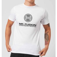 Zurück In Die Zukunft Mr Fusion T-Shirt - Weiß - 5XL von Back to the Future