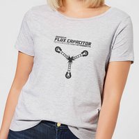 Zurück In Die Zukunft PoweRot By Flux Capacitor Damen T-Shirt - Grau - L von Back to the Future