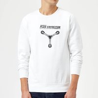 Zurück In Die Zukunft PoweRot By Flux Capacitor Pullover - Weiß - L von Original Hero