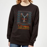 Zurück in die Zukunft 1.21 Jinglewatts Damen Weihnachtspullover – Schwarz - 3XL von Back to the Future