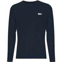Back To The Future Varsity Men's Long Sleeve T-Shirt - Navy - XL von Original Hero