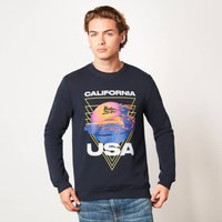 Zurück in die Zukunft Tri Sunset Unisex Sweatshirt - Navy Blau - M von Back to the future