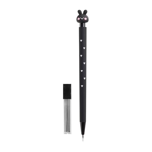 Back2Fun - Druckbleistift für Kinder mit Häschen an der Oberseite, enthält 12 Minen 2B, lustiges Kinderbriefpapier, Minenstift 0,5 mm, für Schulmäppchen oder als Geschenk Back2Fun - Druckbleistift für Kinder mit Häschen an der Oberseite, enthält 12 Minen 2B, lustiges Kinderbriefpapier, Minenstift 0,5 mm, für Schulmäppchen oder als Geschenk von Back2Fun