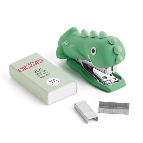 Back2Fun Kinder-Mini-Heftgerät aus weichem Gummi mit 400 Heftklammern Nr. 10, lustiges und kompaktes Design, originelles Schulgeschenk, niedliches Schreibwaren für Jungen, Mädchen und den täglichen Back2Fun Kinder-Mini-Heftgerät aus weichem Gummi mit 400 Heftklammern Nr. 10, lustiges und kompaktes Design, originelles Schulgeschenk, niedliches Schreibwaren für Jungen, Mädchen und den täglichen von Back2Fun