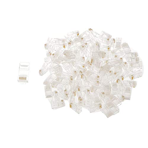 Backbayia Modular-Adapter, Adapter, Adapter, UTP, Netzstecker, 100 Stück Backbayia Modular-Adapter, Adapter, Adapter, UTP, Netzstecker, 100 Stück von Backbayia