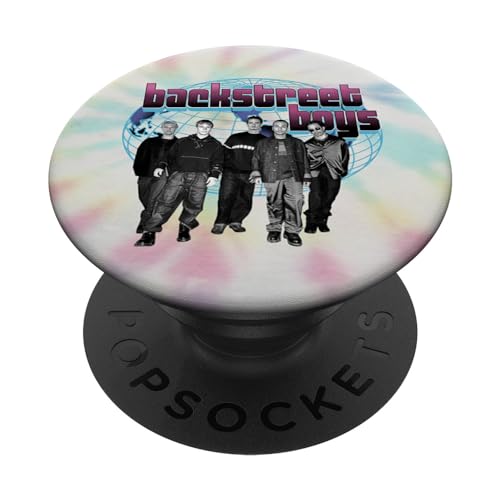 Backstreet Boys – Globe Vintage Tie Dye PopSockets mit austauschbarem PopGrip von Backstreet Boys