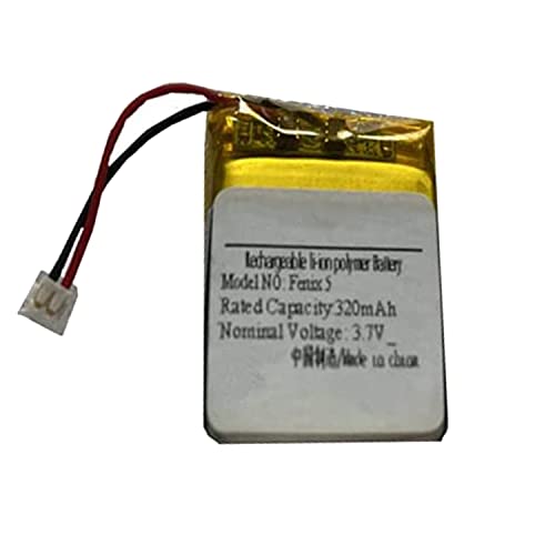 Backupower 320mAh Ersatz Akku 361-00097-00 Kompatibel mit 361-00097-00 ASDB402334-P1 Fenix 5 5X Watch von Backupower