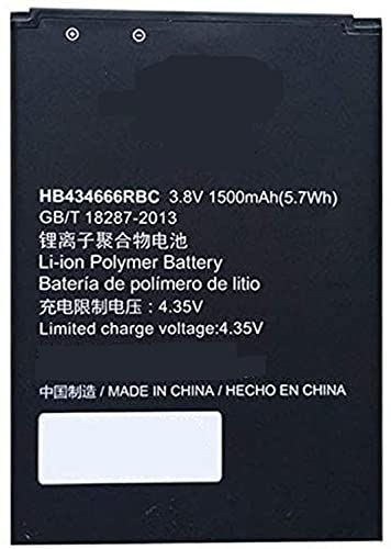 Backupower Ersatz 3.8V,1500mAH HB434666RBC Akku Accu Kompatibel mit Huawei E5573 E5577 Vodafone R216 Mobile HB434666RBC von Backupower