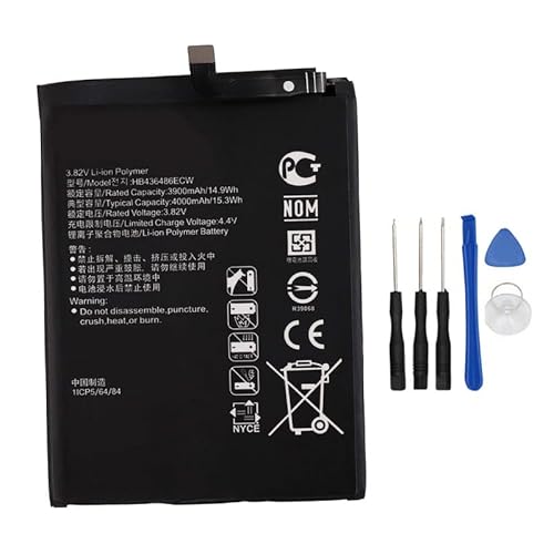 Backupower Ersatz Akku Kompatibel mit Huawei Mate 10/10 Pro BLA-A09 BLA-AL00 BLA-L09 BLA-L29,P20 Pro Duos CLT-L29 CLT-AL00 HB436486ECW Backupower Ersatz Akku Kompatibel mit Huawei Mate 10/10 Pro BLA-A09 BLA-AL00 BLA-L09 BLA-L29,P20 Pro Duos CLT-L29 CLT-AL00 HB436486ECW von Backupower