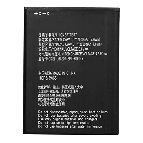 Backupower Ersatz LI3820T43P4H695945 Akku Kompatibel mit ZTE Blade A3 (2019)/L8 3.8V,2000mAh von Backupower