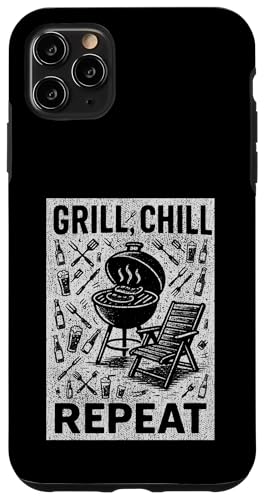 Grill Chill Repeat Vintage BBQ Summer Graphic Tee Grillen Hülle für iPhone 11 Pro Max Grill Chill Repeat Vintage BBQ Summer Graphic Tee Grillen Hülle für iPhone 11 Pro Max von Backyard Bbq Summer Cookout Clothing