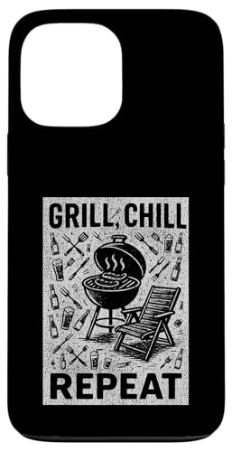 Grill Chill Repeat Vintage BBQ Summer Graphic Tee Grillen Hülle für iPhone 13 Pro Max Grill Chill Repeat Vintage BBQ Summer Graphic Tee Grillen Hülle für iPhone 13 Pro Max von Backyard Bbq Summer Cookout Clothing
