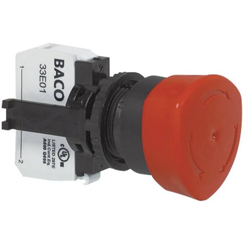 BACO L22ED01D Sicherheitsschalter Kunststoff schwarz 600 V 10 A IP69K 1 Stück von Baco