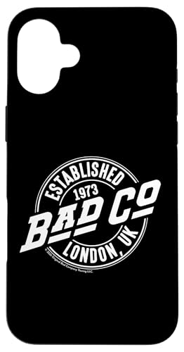 Bad Company gegründet 1973 London-Logo Hülle für iPhone 16 Plus Bad Company gegründet 1973 London-Logo Hülle für iPhone 16 Plus von Bad Company