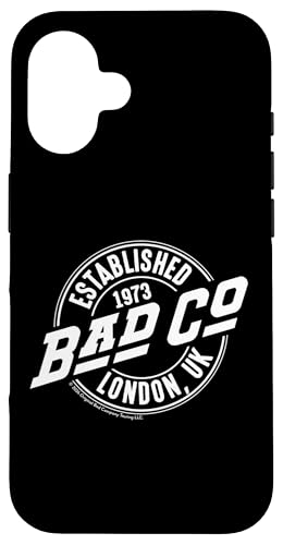 Bad Company gegründet 1973 London-Logo Hülle für iPhone 16 Bad Company gegründet 1973 London-Logo Hülle für iPhone 16 von Bad Company