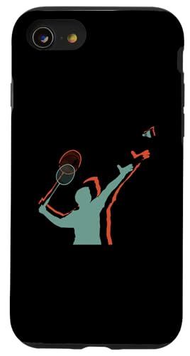 Badminton Federball Badmintonspieler 90er BADMINTON Hülle für iPhone SE (2020) / 7 / 8 von Badminton Set Zubehör Sport Geschenke Shirts